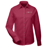 Loyal to Ash  Harriton Womens Easy Blend Long Sleeve Twill Shirt