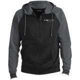 CLOSEOUT -Puff Sip Chat Sport-Wick® Full-Zip Hooded Jacket