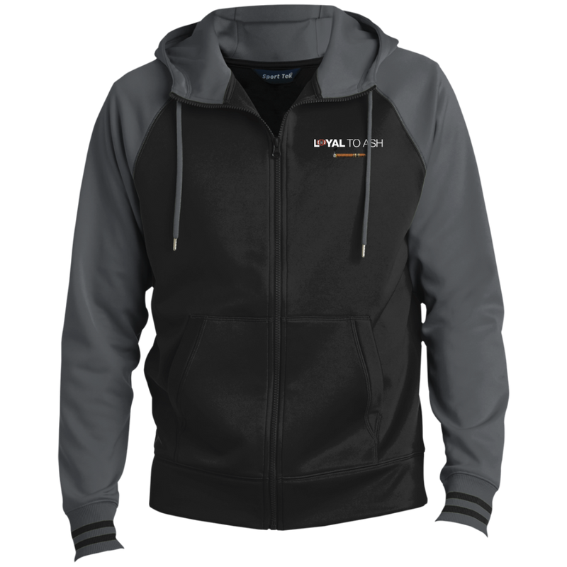 CLOSEOUT -Puff Sip Chat Sport-Wick® Full-Zip Hooded Jacket