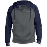 CLOSEOUT -Puff Sip Chat Sport-Wick® Full-Zip Hooded Jacket