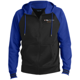 CLOSEOUT -Puff Sip Chat Sport-Wick® Full-Zip Hooded Jacket