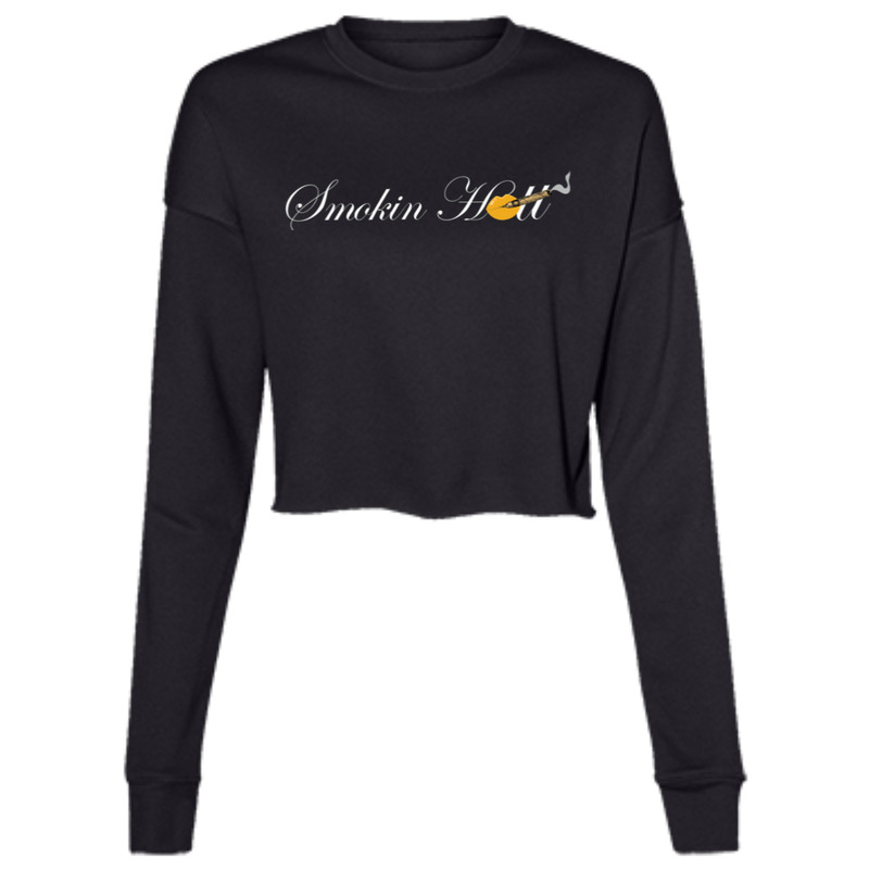 SMOKIN HOT Ladies' Cropped Fleece Crew